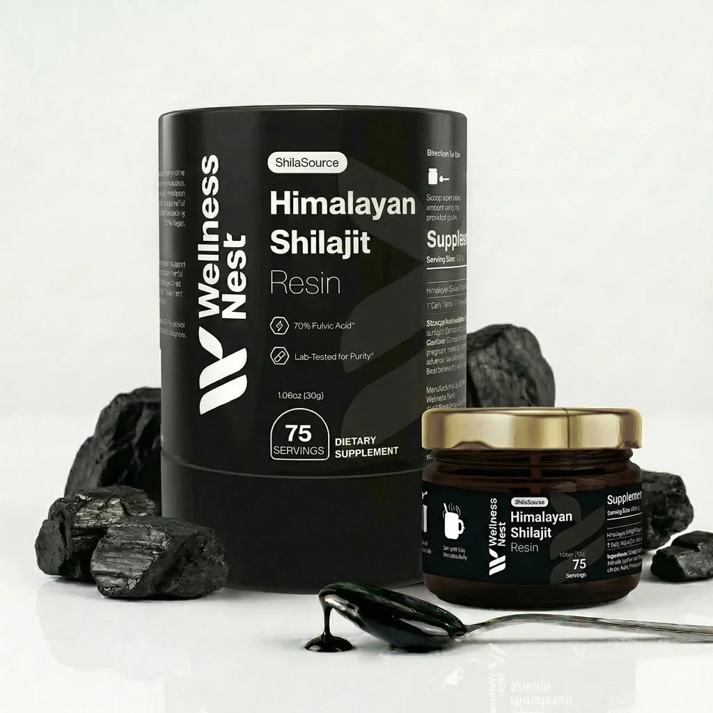 ShilaSource Himalayan Shilajit Resin productverpakking